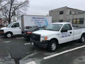 Office Ergonomics truck and moving van